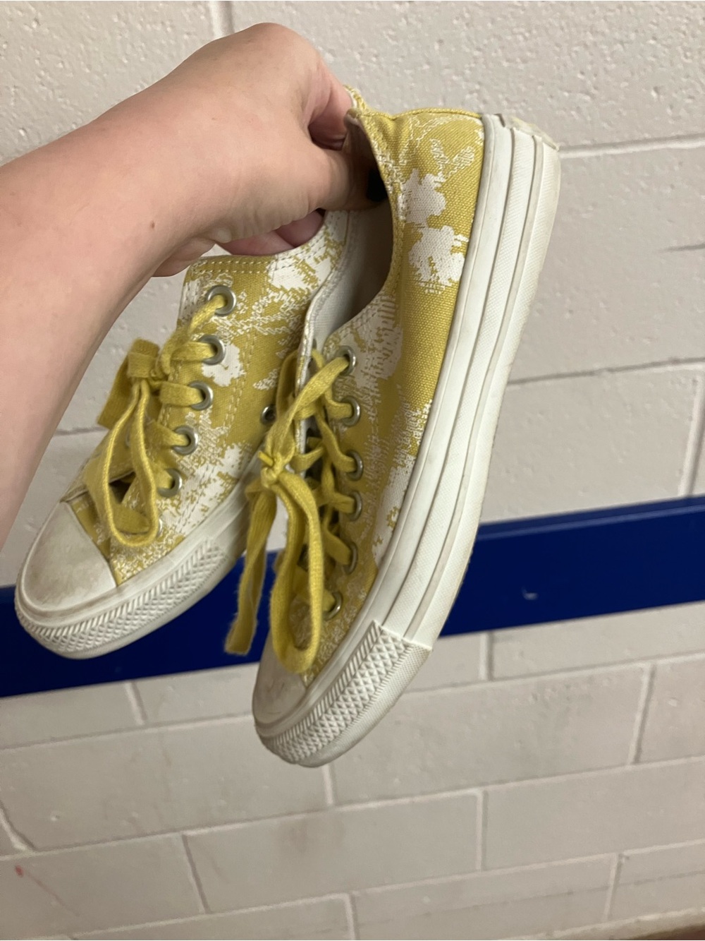 Yellow Converse Lowtops